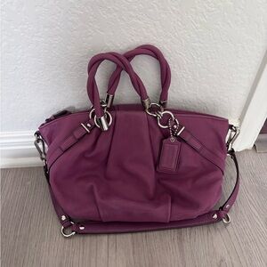 Coach Madison Sophia Elegant Purple Women's Handbag